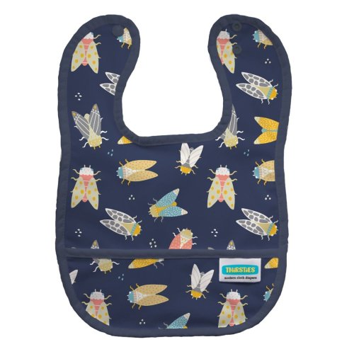 Thirsties Pocket Bib - Cicada