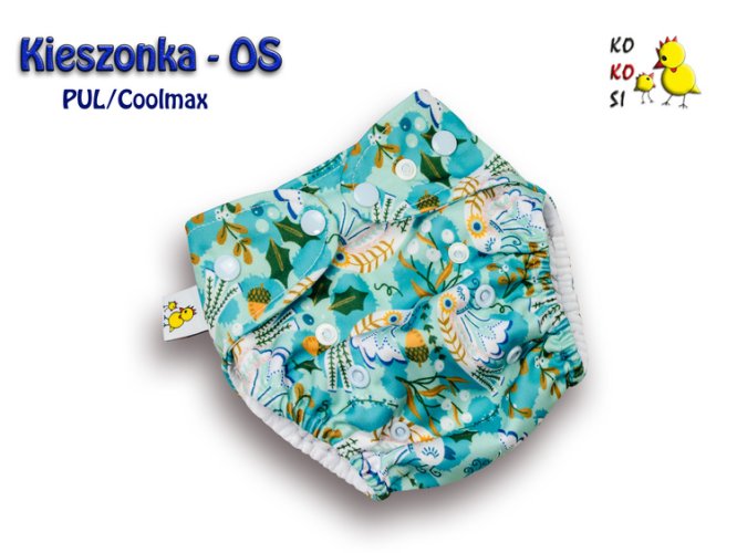 Kokosi kapsová plenka Coolmax One Size - Spící ptáčci