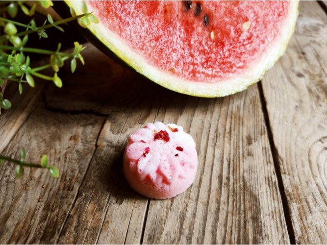 Mýdlárna Erdé - šumivá bombička Meruňka - Varianta: Malá 25 g
