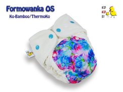 Kokosi kalhotková plena One Size Thermo - Růže