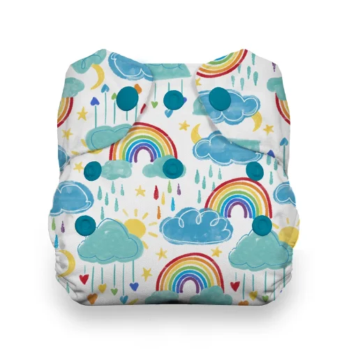 Thirsties Newborn AIO na PAT Rainbow